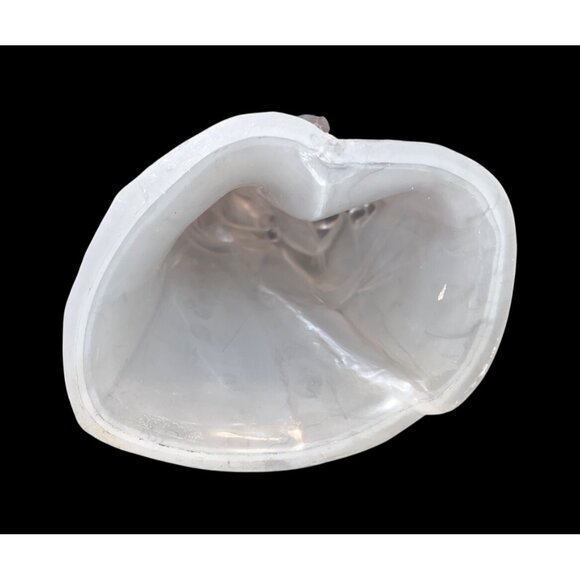 Vtg Frosted Glass Nativity Figurine Joseph Mary & Baby Jesus 11.5" Tall - Picture 6 of 6